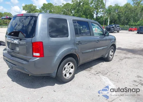 2012 Honda Pilot Lx z USA, uszkodzony, nr VIN 5FNYF3H29CB01278
